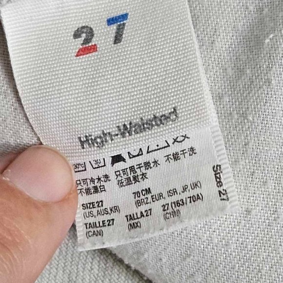 American Apparel High Waisted Floral Jean Shorts Size 27 - Picture 5 of 8